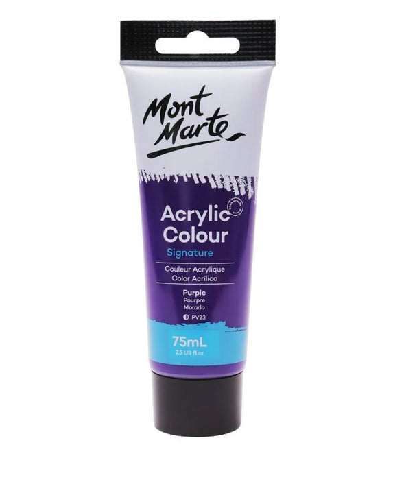Purple Acrylic Colour Paint Signature 75Ml - Handy Mandy Craft Store