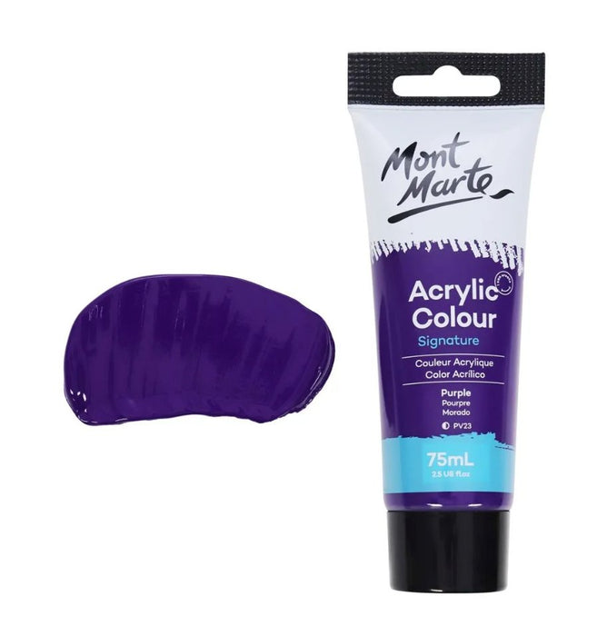 Purple Acrylic Colour Paint Signature 75Ml - Handy Mandy Craft Store