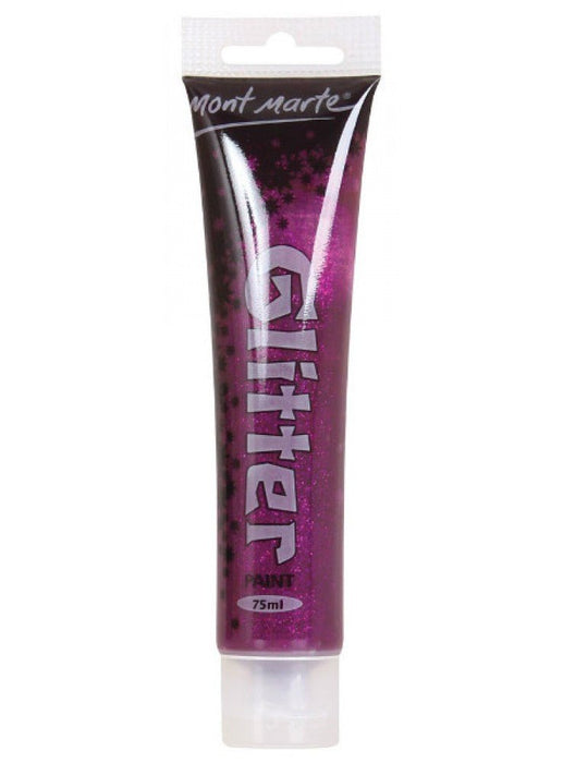 Purple Glitter Paint 75ml - Handy Mandy Craft Store