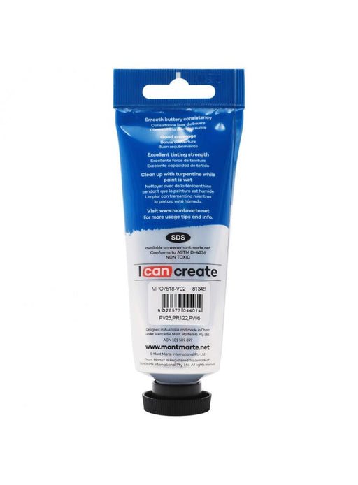 Purple Premium Oil Paint Tube 75ml - Handy Mandy Craft Store