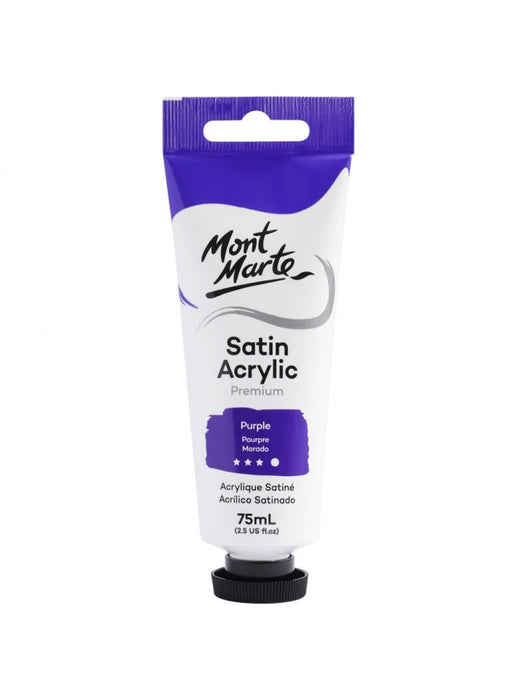 Purple Premium Satin Acrylic Paint 75ml - Handy Mandy Craft Store