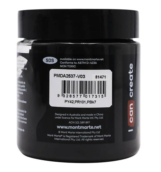 Raw Umber Dimension Acrylic Paint Premium 250ml - Handy Mandy Craft Store