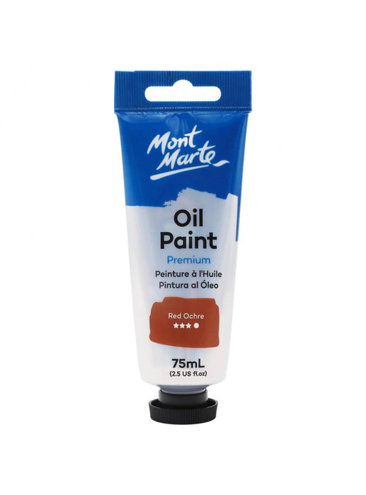 Red Ochre Oil Paint Tube Premium 75ml - Handy Mandy Craft Store