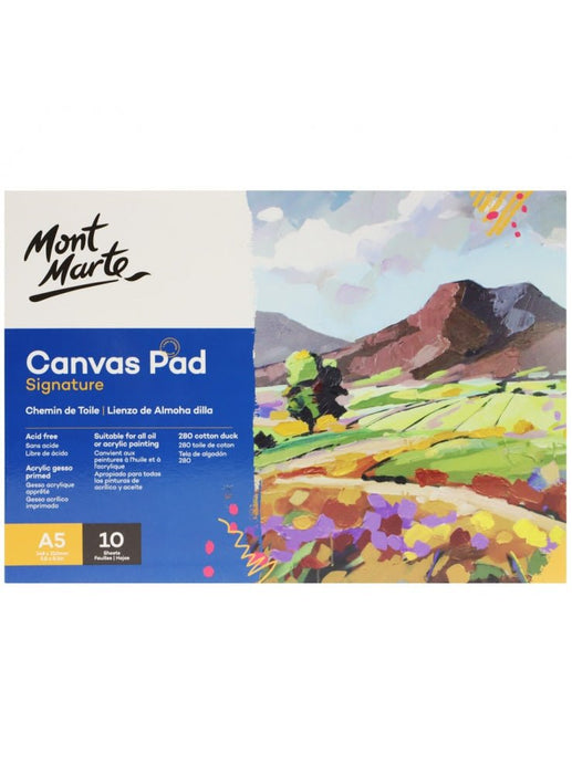 Signature Canvas Pad 10 Sheet A5 - Handy Mandy Craft Store