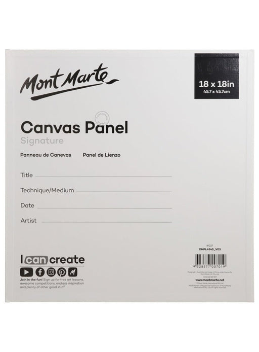 Signature Canvas Panel 1pc 45.7 x 45.7cm - Handy Mandy Craft Store