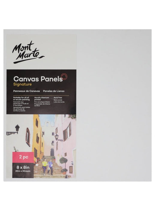 Signature Canvas Panels 2pc 20.4 x 20.4cm - Handy Mandy Craft Store
