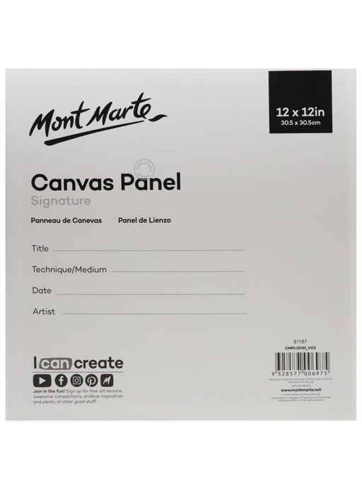 Signature Canvas Panels 2pc 30.5 x 30.5cm - Handy Mandy Craft Store