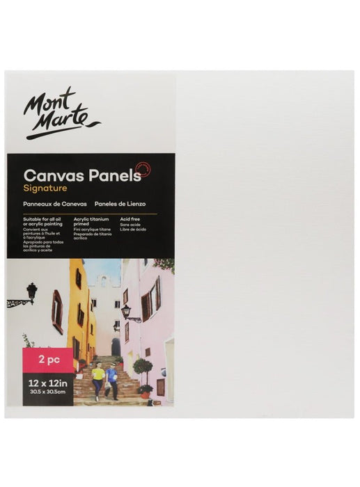 Signature Canvas Panels 2pc 30.5 x 30.5cm - Handy Mandy Craft Store