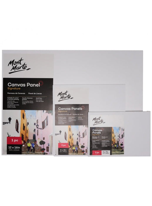 Signature Canvas Panels 3pc 12.7 x 17.8cm - Handy Mandy Craft Store