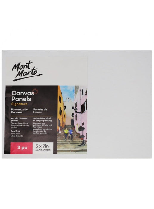 Signature Canvas Panels 3pc 12.7 x 17.8cm - Handy Mandy Craft Store