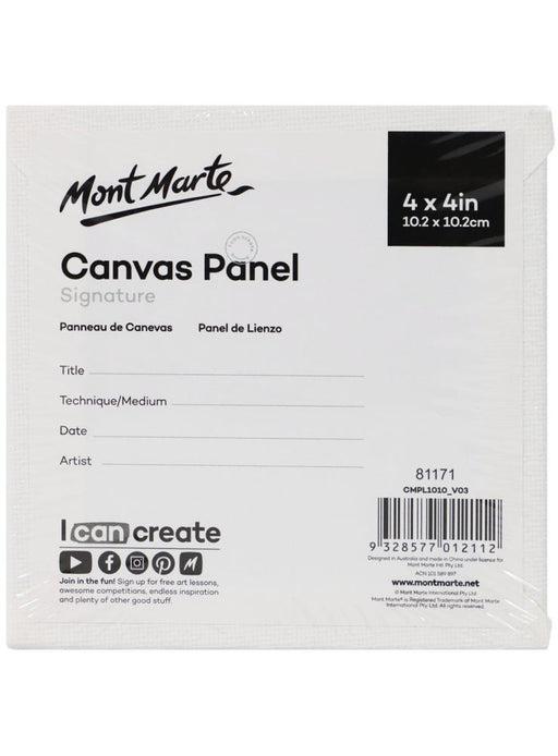 Signature Canvas Panels Pack 5 10.2 x 10.2cm - Handy Mandy Craft Store