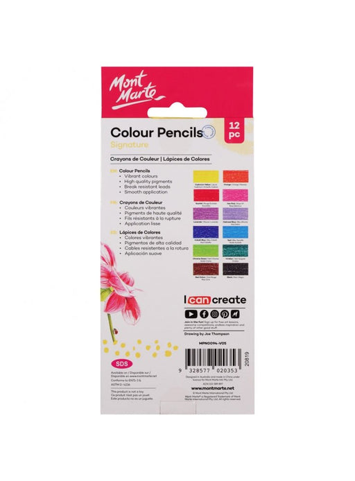 Signature Colour Pencils 12pc - Handy Mandy Craft Store