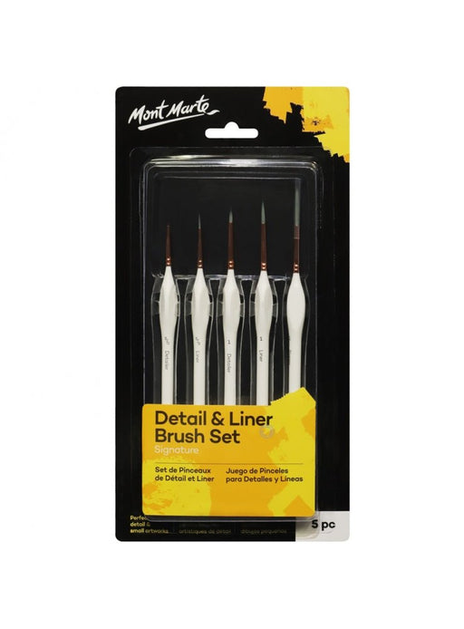 Signature Detail & Liner Brush Set 5pc - Handy Mandy Craft Store