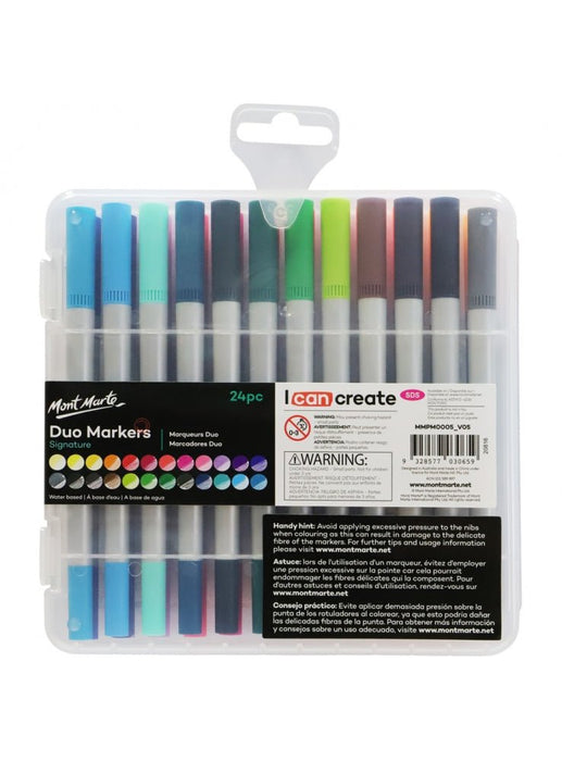 Signature Duo Markers 24pc - Handy Mandy Craft Store