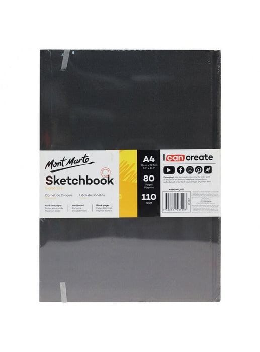 Signature Hardbound Sketch Book 110gsm A4 - Handy Mandy Craft Store