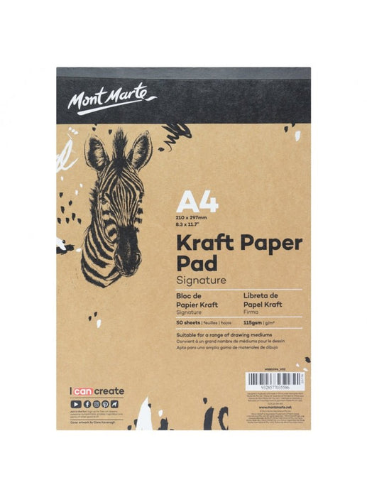 Signature Kraft Paper Pad A4 50 Sheets - Handy Mandy Craft Store