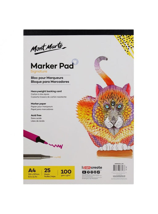 Signature Marker Pad A4 (8.3 x 11.7in) 25 Sheets 100gsm - Handy Mandy Craft Store