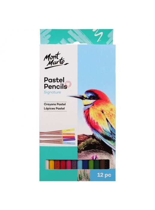 Signature Pastel Pencils 12 Colours - Handy Mandy Craft Store