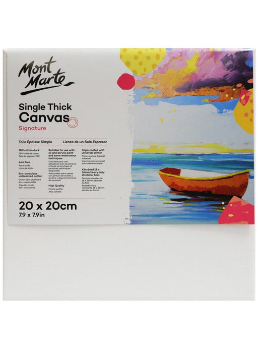 Signature Single Thick Canvas 20 x 20cm - Handy Mandy Craft Store