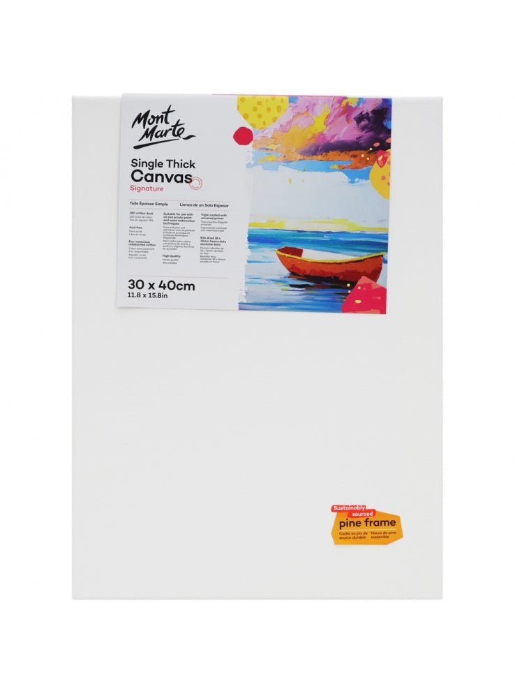 Single Thick Signature Canvas