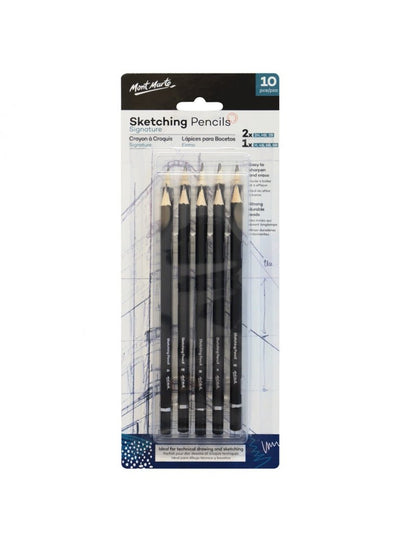 Signature Sketching Pencils 10pce