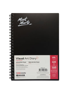 Signature Visual Art Diary 110gsm A4 120 Page