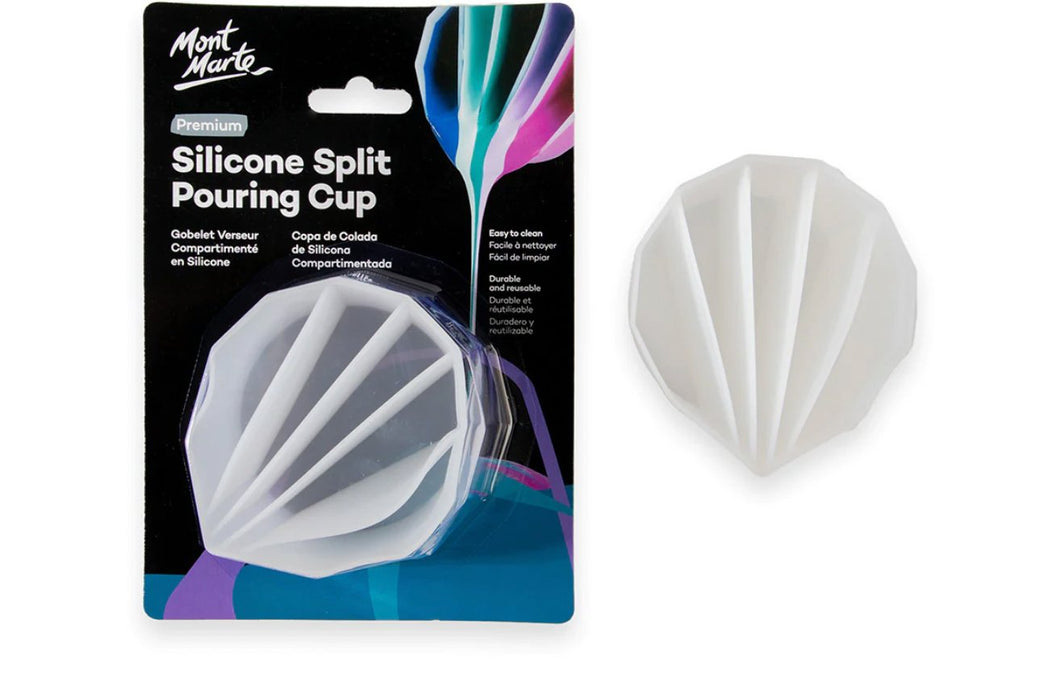 Silicone Split Pouring Cup Premium - Handy Mandy Craft Store