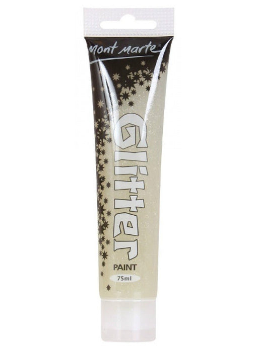 Silver Hologram Glitter Paint 75ml - Handy Mandy Craft Store