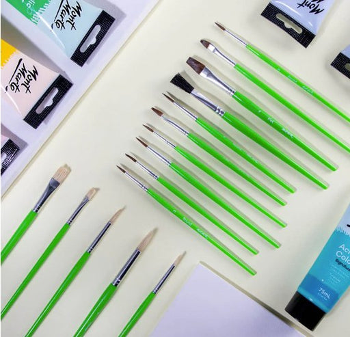 Silver Series Paint Brush Set 15pce - Handy Mandy Craft Store