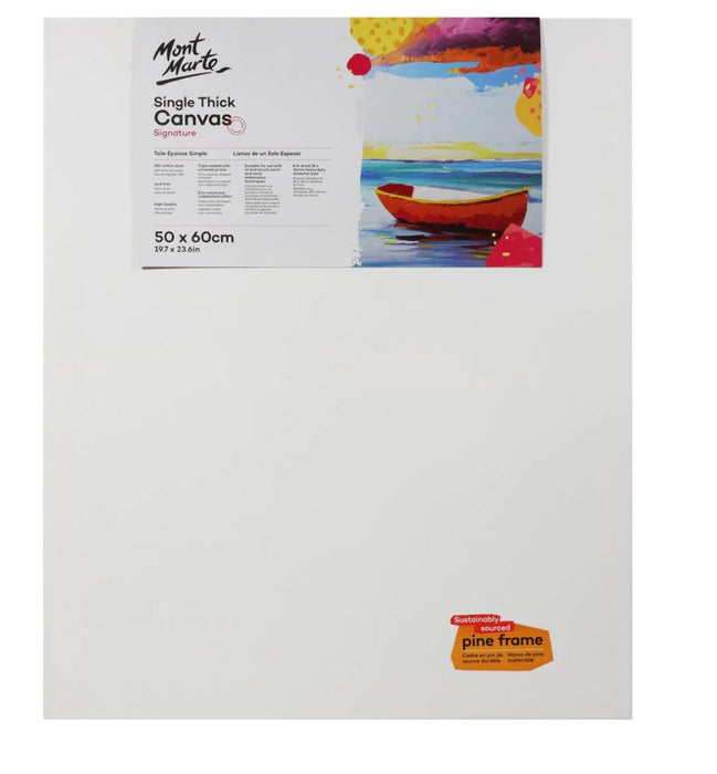 Single Thick Canvas Signature 50 x 60cm ( PACK OF 5 ) - Handy Mandy Craft Store