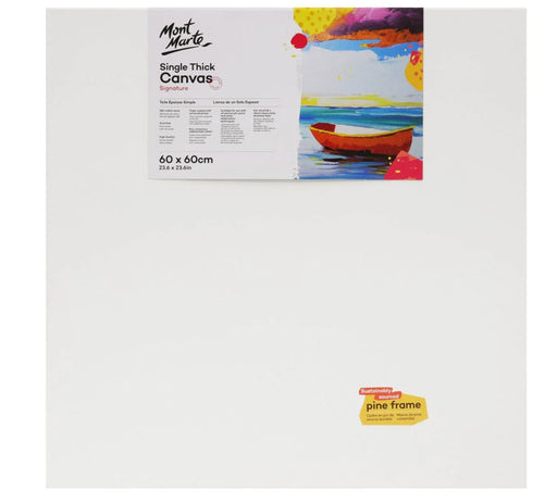 Single Thick Canvas Signature 60 x 60cm ( PACK OF SIX ) - Handy Mandy Craft Store