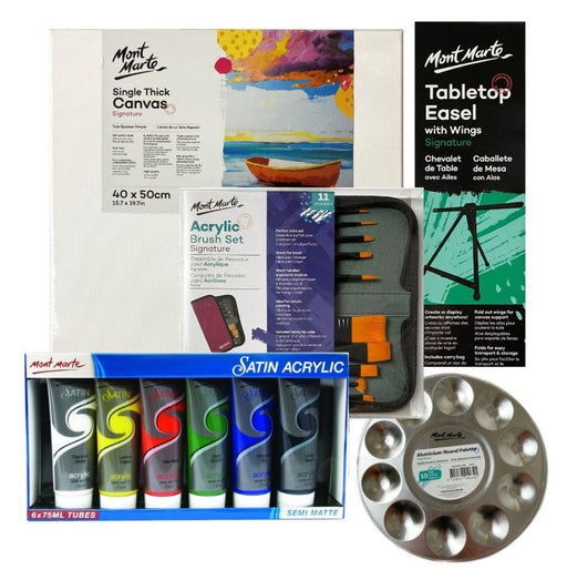 Sip and Paint Acrylic Paint Essential Kit - Handy Mandy Craft Store