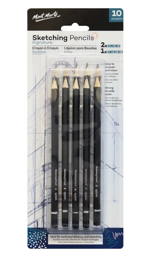 Sketching Pencils Signature 10pc - Handy Mandy Craft Store