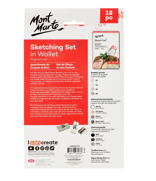 Sketching Set in Wallet Signature 18pc - Handy Mandy Craft Store