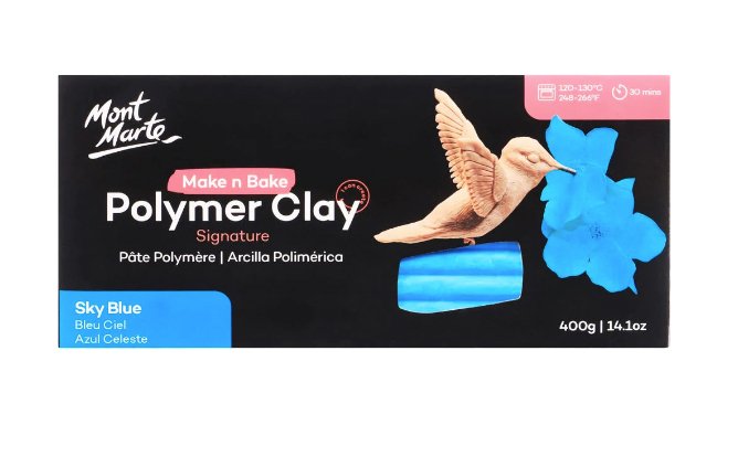 Sky Blue Make n Bake Polymer Clay Signature 400g - Handy Mandy Craft Store