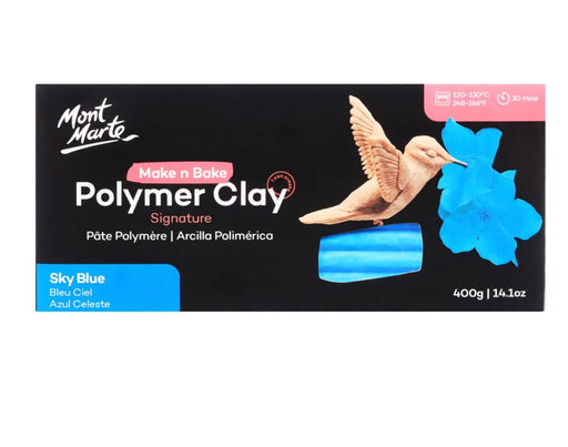 Sky Blue Make n Bake Polymer Clay Signature 400g - Handy Mandy Craft Store