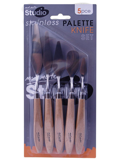 Studio Palette Knife Set 5pc - Stainless - Handy Mandy Craft Store