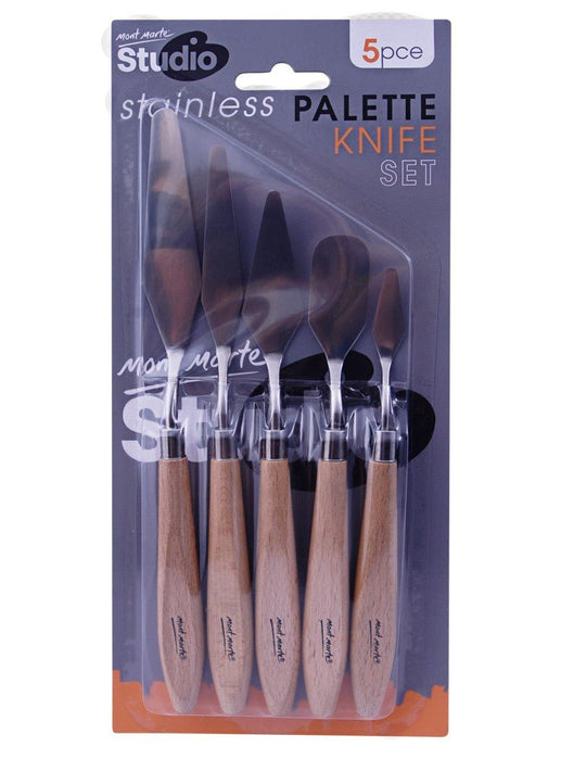 Studio Palette Knife Set 5pc - Stainless - Handy Mandy Craft Store