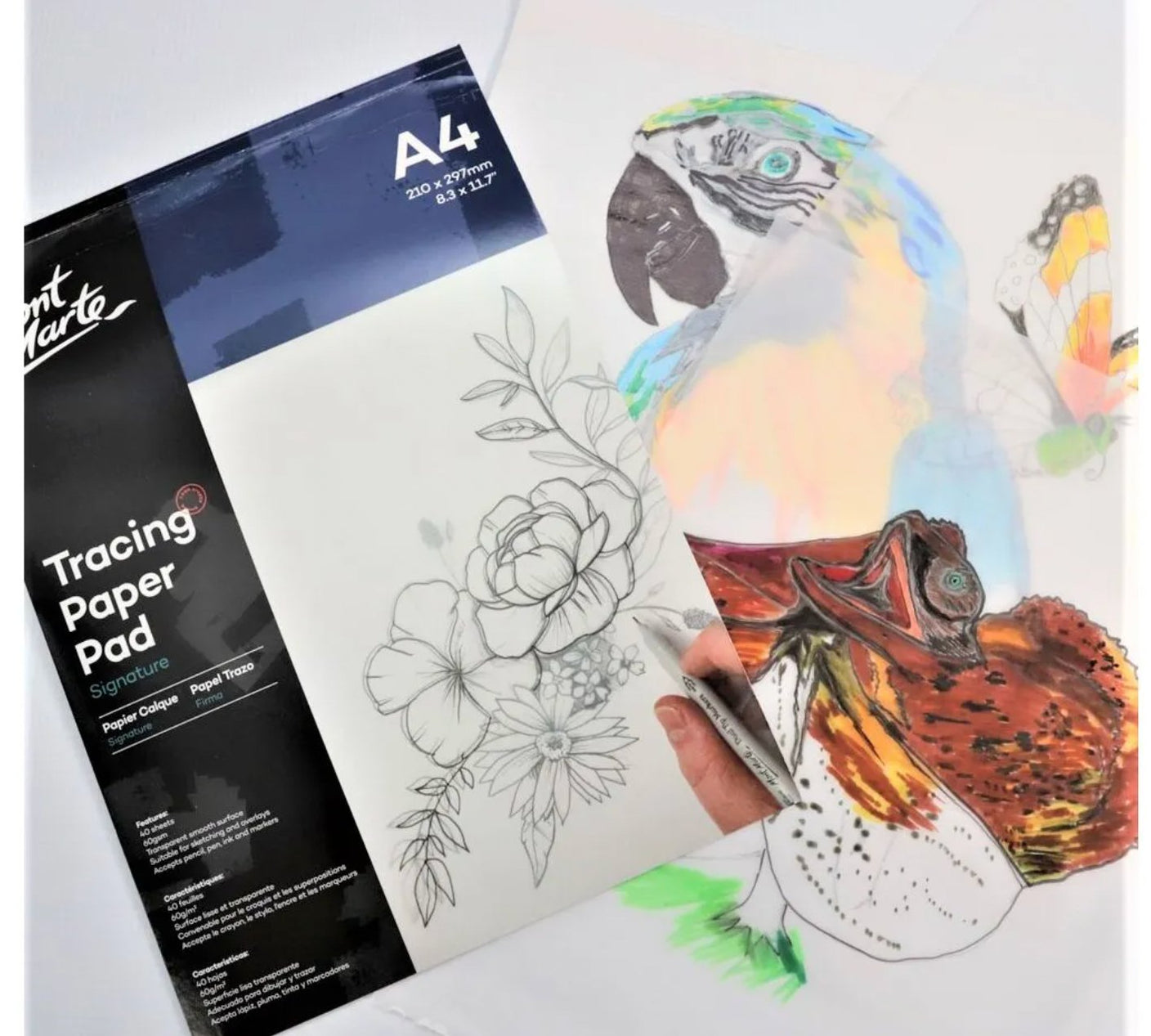 Tracing Paper Pad A4 60gsm Signature | Handy Mandy – Handy Mandy Craft ...