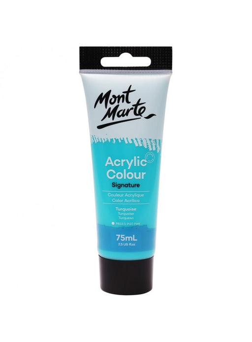 Turquoise Signature Acrylic Paint 75ml - Handy Mandy Craft Store