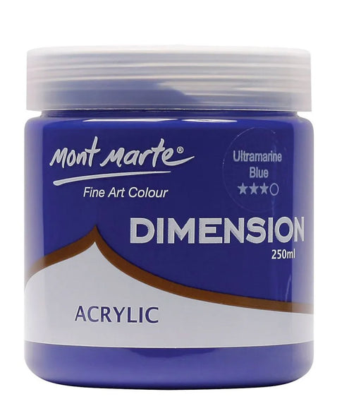 Ultramarine Blue Dimension Acrylic Paint Premium 250ml - Handy Mandy Craft Store