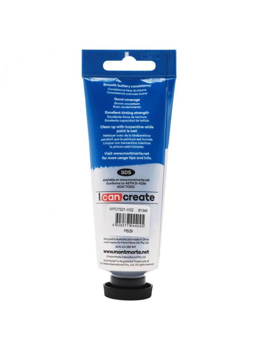 Ultramarine Blue Oil Paint Tube Premium 75ml - Handy Mandy Craft Store