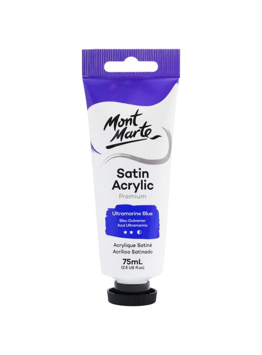 Ultramarine Blue Premium Satin Acrylic Paint 75ml - Handy Mandy Craft Store