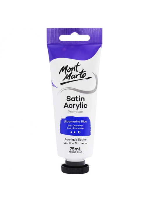 Ultramarine Blue Premium Satin Acrylic Paint 75ml - Handy Mandy Craft Store