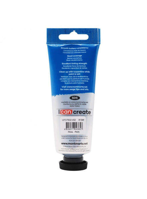 Zinc White Premium Oil Paint Tube 75ml - Handy Mandy Craft Store